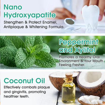 Tablettes de Dentifrice Naturel – Taille Voyage, Comprimés à Mâcher, Blanchiment Naturel, Fraîcheur de Souffle - BLACKBEARD OUTDOOR INDUSTRIES