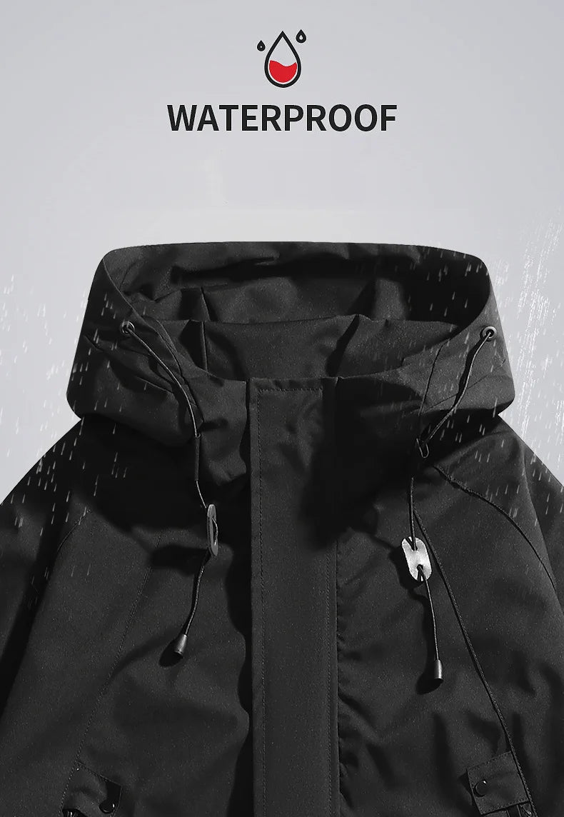 Veste Imperméable Unisexe CHRLCK – Coupe-Vent Respirante et Séchage Rapide pour Randonnée, Pêche et Camping - BLACKBEARD OUTDOOR INDUSTRIES