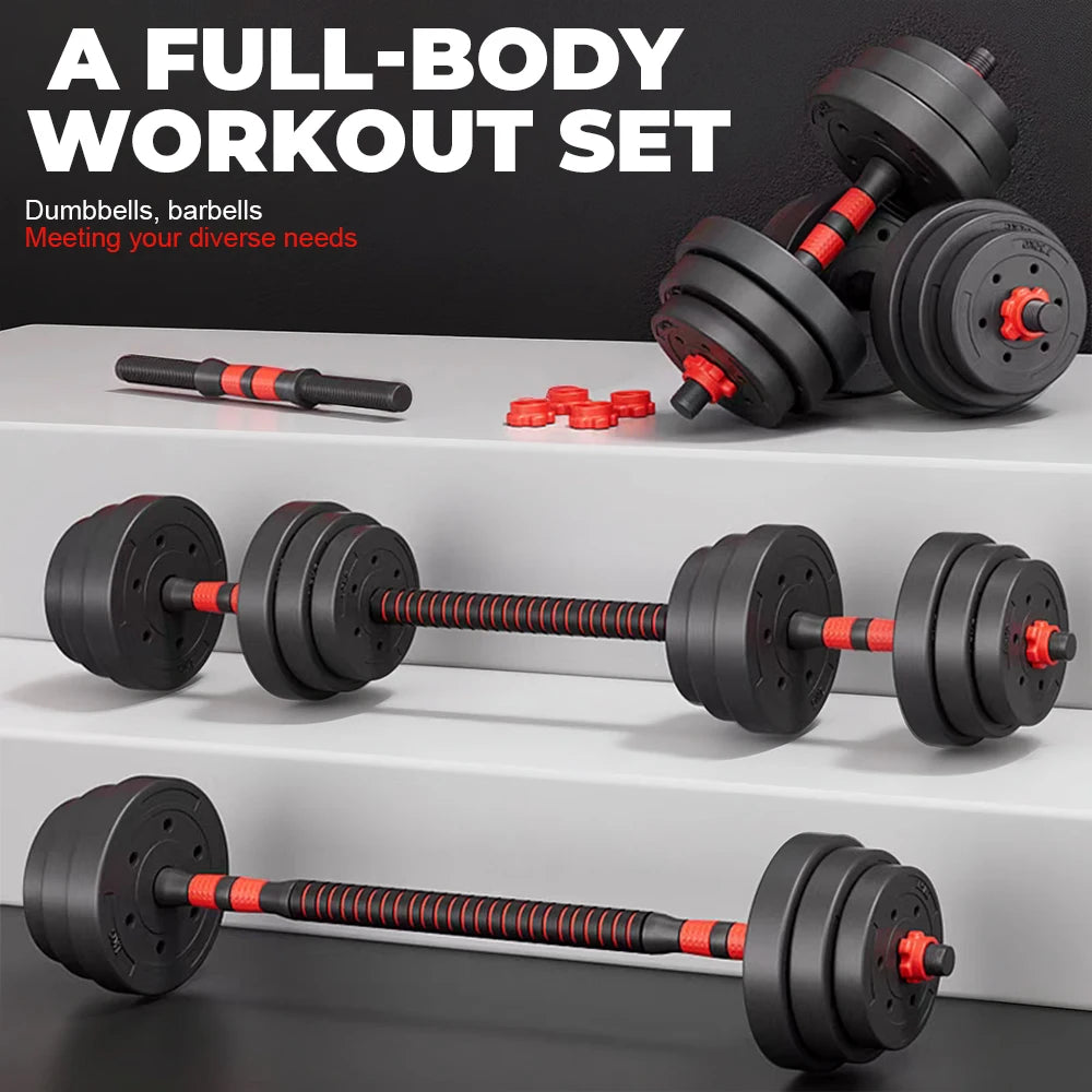Haltères réglables de musculation, 10, 15 ou 20 kg