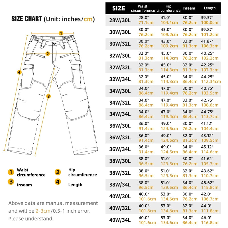 Pantalon tactique IDOGEAR ripstop waterproof stretch 10 poches tailles