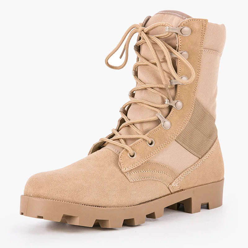 Bottes Tactiques Desert Boots Vertes - Imperméables, Tailles 37 à 48