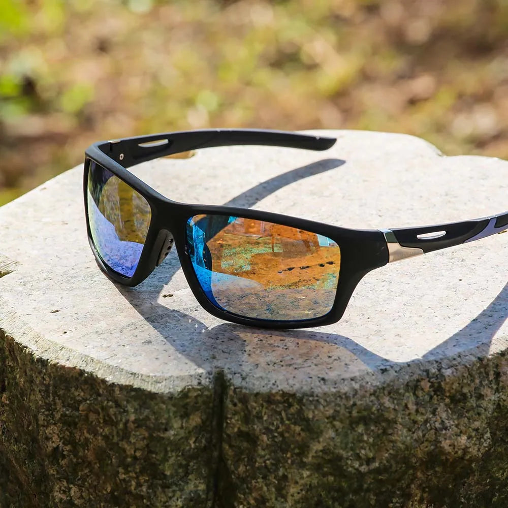 Lunettes de Vélo Polarisées Karos pour Hommes - UV400, Outdoor Sports, Cyclisme, Pêche, Randonnée, Conduite, Mode. - BLACKBEARD OUTDOOR INDUSTRIES