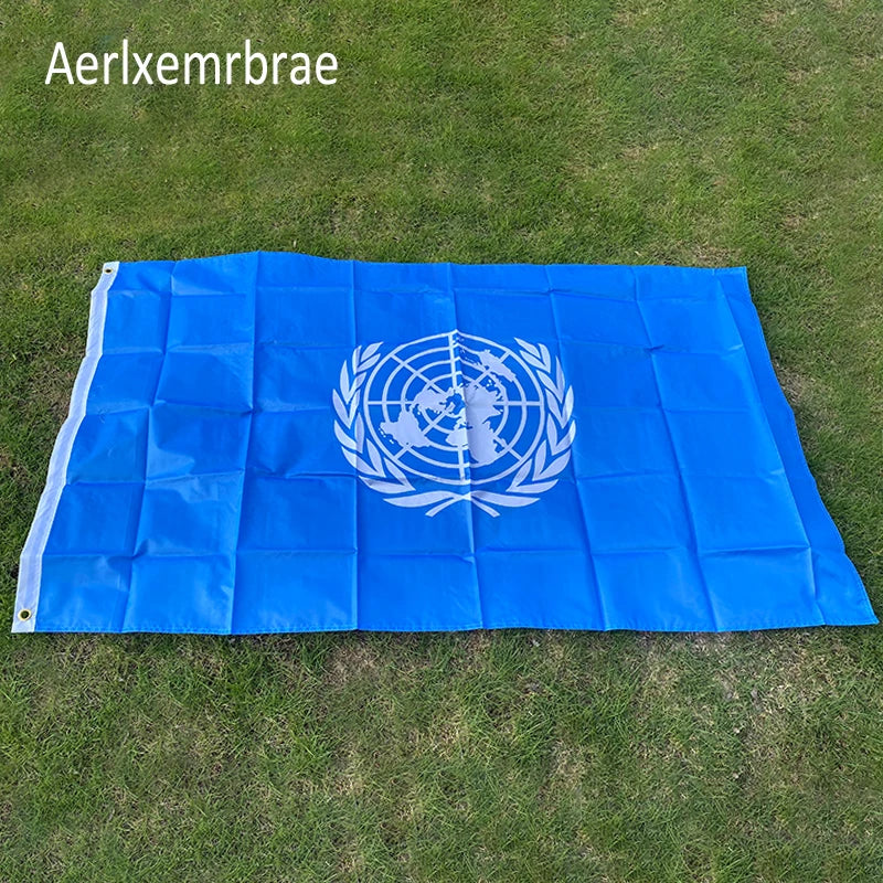 Drapeau des Nations Unies (ONU) - 90x150cm en Polyester BLACKBEARD OUTDOOR INDUSTRIES