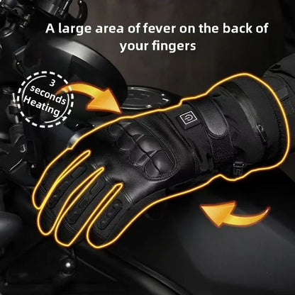 Gants tactiques chauffants hiver, imperméables et tactiles