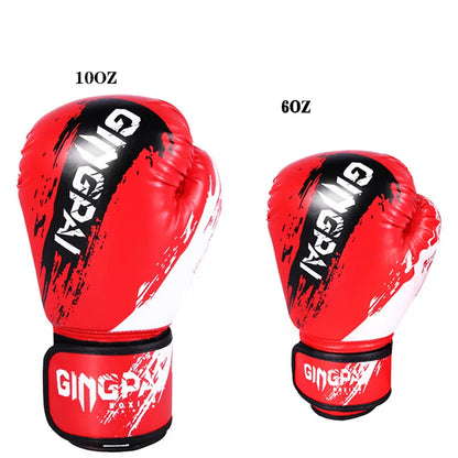 Gants de Kick-Boxing Cuir PU – Karate, Muay Thai, MMA, Sanda, Free Fight | 6 & 10 oz | Homme, Femme & Enfant | 3 Coloris - BLACKBEARD OUTDOOR INDUSTRIES