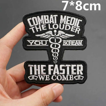 Patch Médical Tactique Brodé - BLACKBEARD OUTDOOR INDUSTRIES