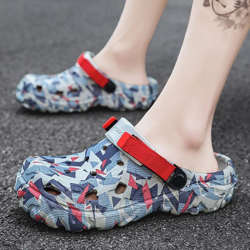 Crocs camouflage homme en EVA légères