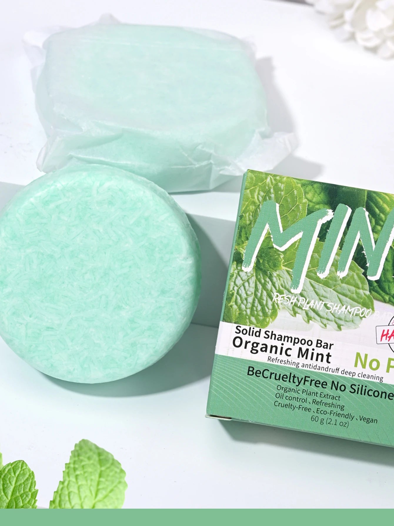 Shampooing Solide Rafraîchissant à la Menthe – Soin Capillaire Tonifiant & Naturel - BLACKBEARD OUTDOOR INDUSTRIES