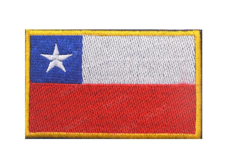 Patch Drapeaux Brodés Amérique et Caraïbes – 8×5 cm avec Velcro - BLACKBEARD OUTDOOR INDUSTRIES