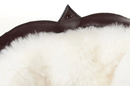 Bottes Neige Femme en Cuir – Fourrées Laine Épaisse | Confort & Chaleur | Tailles 35 à 43 - BLACKBEARD OUTDOOR INDUSTRIES