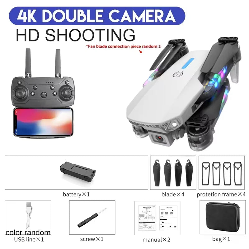 KBDFA 2025 E88 Professional Wide Angle RC HD 4K Camera drone Ma boutique