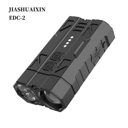Lampe Torche EDC-2 – 2000 lm, Alliage Aluminium, Double Switch, Rechargeable USB-C, Étanche
