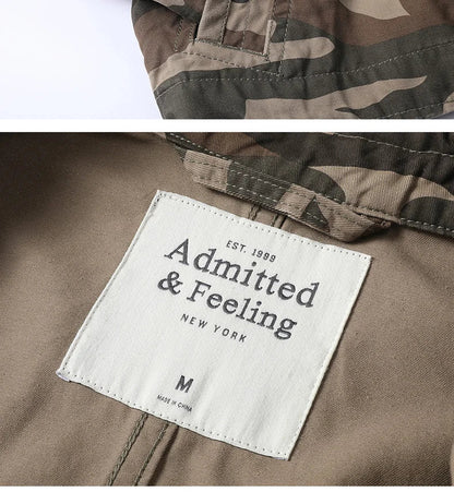 Veste Cargo en Denim pour Homme - Style Rétro avec Poches Multiples BLACKBEARD OUTDOOR INDUSTRIES