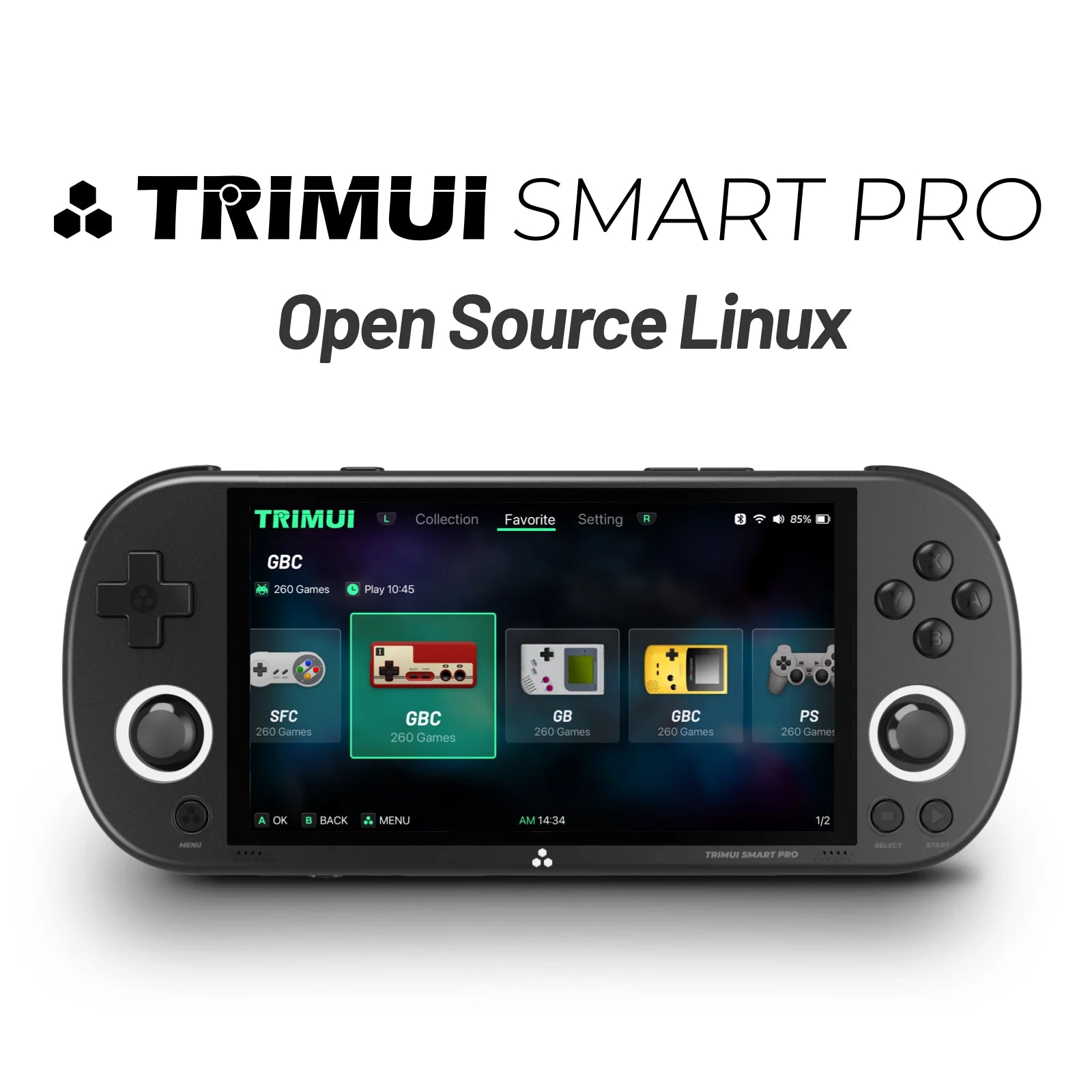 Trimui Smart Pro – Console de Jeu Portable Rétro - BLACKBEARD OUTDOOR INDUSTRIES