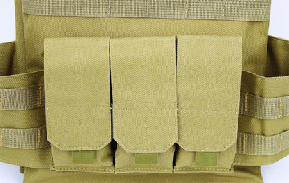 Gilet Tactique Enfant - Gilet Militaire Airsoft et Chasse Camouflage pour Enfants - Équipement Outdoor Paintball Molle BLACKBEARD OUTDOOR INDUSTRIES