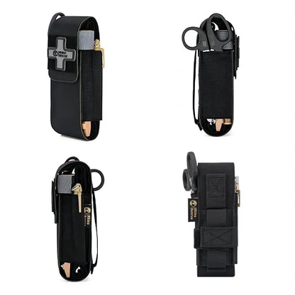 RHINO RESCUE - Housse de Tourniquet avec Tourniquet Métallique, Ciseaux et Support MOLLE pour Premiers Secours, Idéal pour Camping et Tactiques - BLACKBEARD OUTDOOR INDUSTRIES