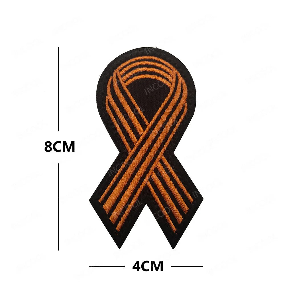 Patch Brodé Russie Soviétique – Bande Noire et Jaune Réfléchissante Infrarouge - BLACKBEARD OUTDOOR INDUSTRIES