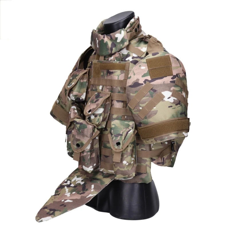 gilet tactique airsoft otv MOLLE – porte-plaques 800D réglable avec poches, idéal paintball & entraînement outdoor - BLACKBEARD OUTDOOR INDUSTRIES