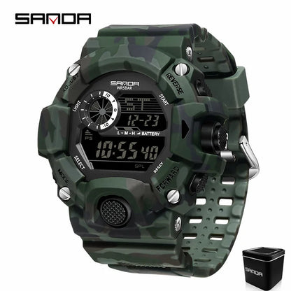 SANDA 2183 – Montre Électronique Homme - BLACKBEARD OUTDOOR INDUSTRIES