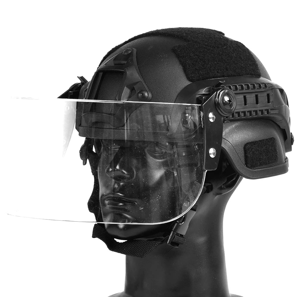Casque airsoft MICH 2000 avec masque tactique - BLACKBEARD OUTDOOR INDUSTRIES