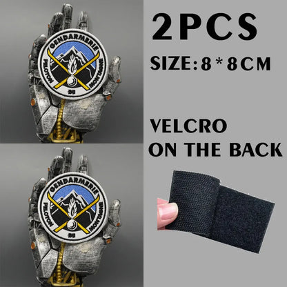 Patch Gendarmerie Nationale Brodé — Velcro ou Thermocollant - BLACKBEARD OUTDOOR INDUSTRIES