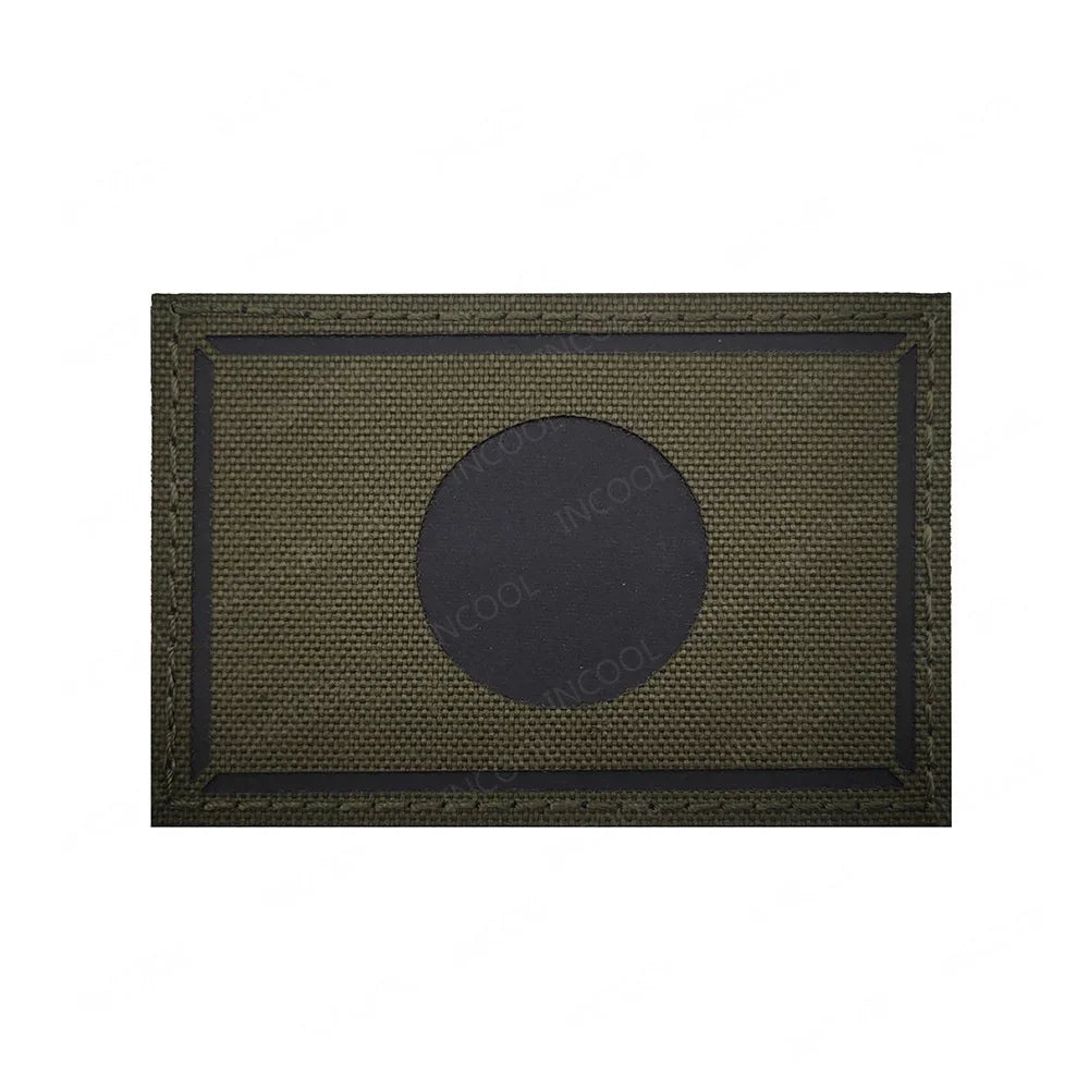 Patch Drapeau Réfléchissant Tactique – Badge Militaire Velcro, 29 Pays, 8x5 cm