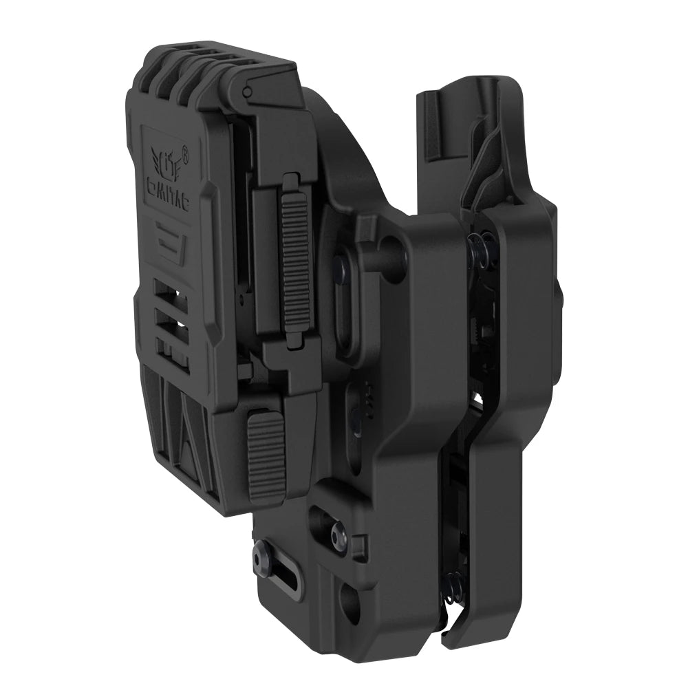 Holster OWB universel droitier à rétention automatique et clip 360°
