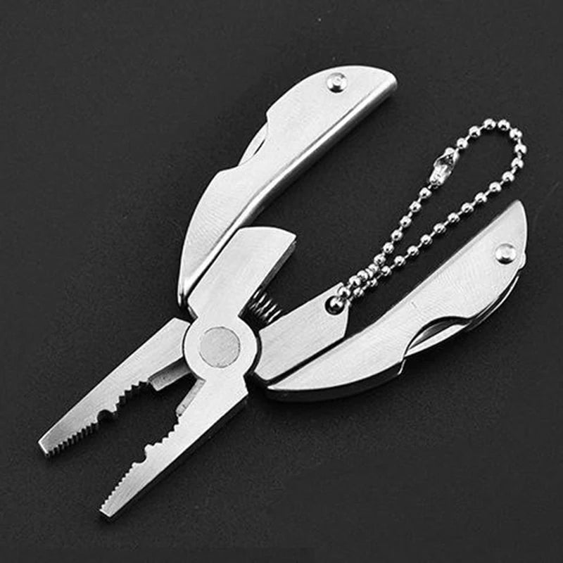 Outdoor Mini Folding Muilti-functional Plier Clamp Keychain Outdoor Hiking Tool Pocket Multitools Knife BLACKBEARD OUTDOOR INDUSTRIES