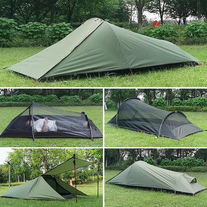 Tente Bivy Ultralight 1 Personne – Imperméable, Coupe-Vent, 3 Saisons