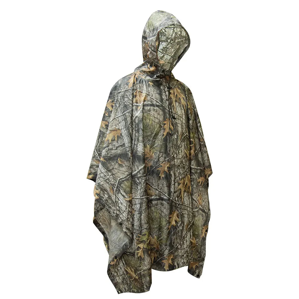 Poncho Pluie Camouflage Tactique Militaire – Imperméable Pliable | Randonnée, Chasse, Airsoft | 9 Coloris