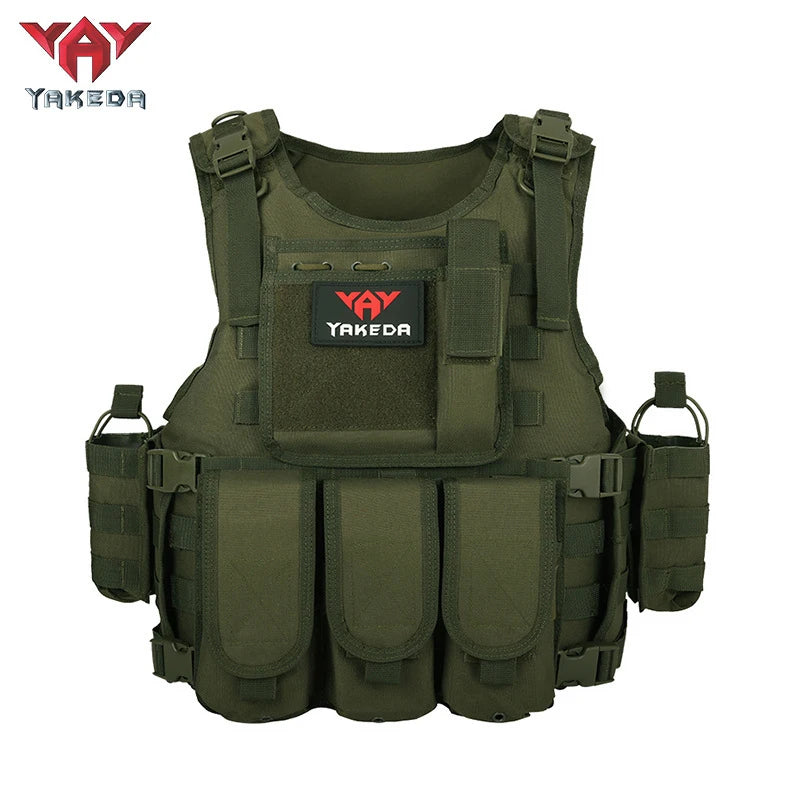 gilet tactique yakeda olive