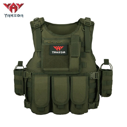 gilet tactique yakeda olive