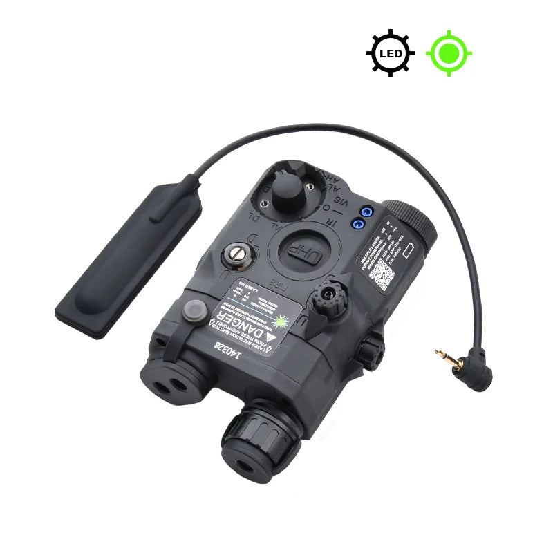 WADSN PEQ-15 LA-5C Désignateur Laser Tactique Rouge Vert Bleu – Rail 20mm - BLACKBEARD OUTDOOR INDUSTRIES