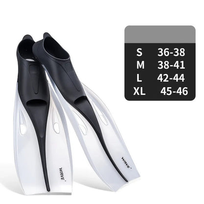 Palmes Longues Professionnelles Apnée & Chasse Sous-Marine – PP/TPR Antidérapant | XS à XXL