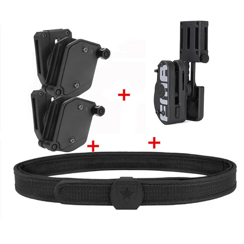 Kit IPSC Ceinture + Holster CR Speed + Porte-Chargeur ABS – Tir Sportif