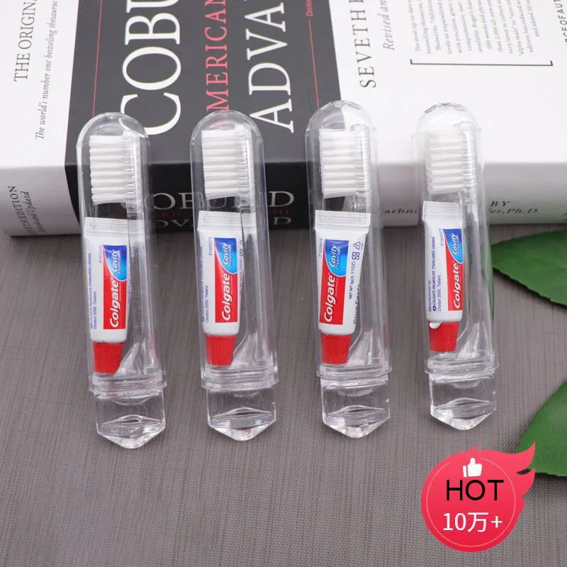 Set Brosse à Dents Mini Portable avec Dentifrice – Jetable, Pour Adultes, Idéal Voyage & Camping - BLACKBEARD OUTDOOR INDUSTRIES