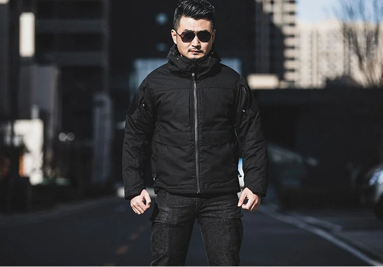 Veste M65 Tactique Chauffante pour Homme – Hiver, Coupe-Vent, Imperméable, Camouflage - BLACKBEARD OUTDOOR INDUSTRIES