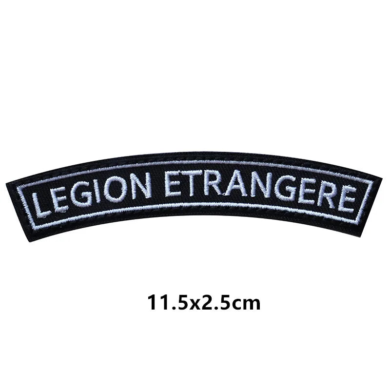 Patch Brodé Légion Étrangère France – Insigne Tactique Hook & Loop | +50 Modèles