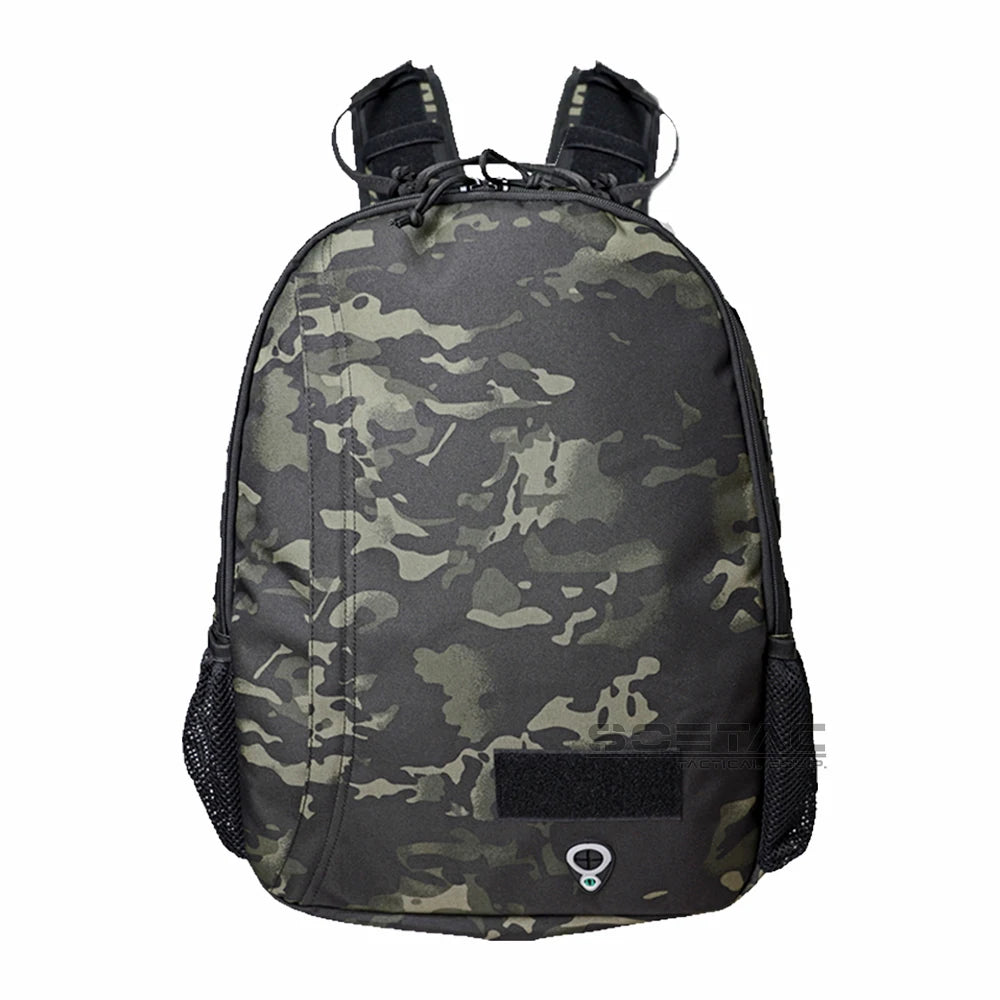 SOETAC sac à dos porte plaque 2‑en‑1 — gilet tactique MOLLE 1000D, plaques 27×34 cm, convertible chest rig/pack de réponse rapide - BLACKBEARD OUTDOOR INDUSTRIES