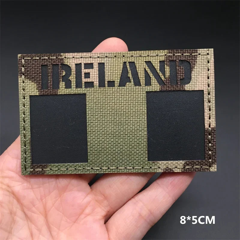 Patches Drapeaux Nationaux 3D Multicam – Réfléchissant IR, Découpe Laser, Hook & Loop | Tactique, Airsoft, DIY | 45+ Pays - BLACKBEARD OUTDOOR INDUSTRIES