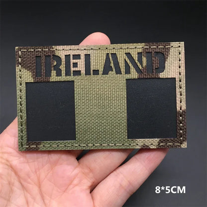 Patches Drapeaux Nationaux 3D Multicam – Réfléchissant IR, Découpe Laser, Hook & Loop | Tactique, Airsoft, DIY | 45+ Pays - BLACKBEARD OUTDOOR INDUSTRIES