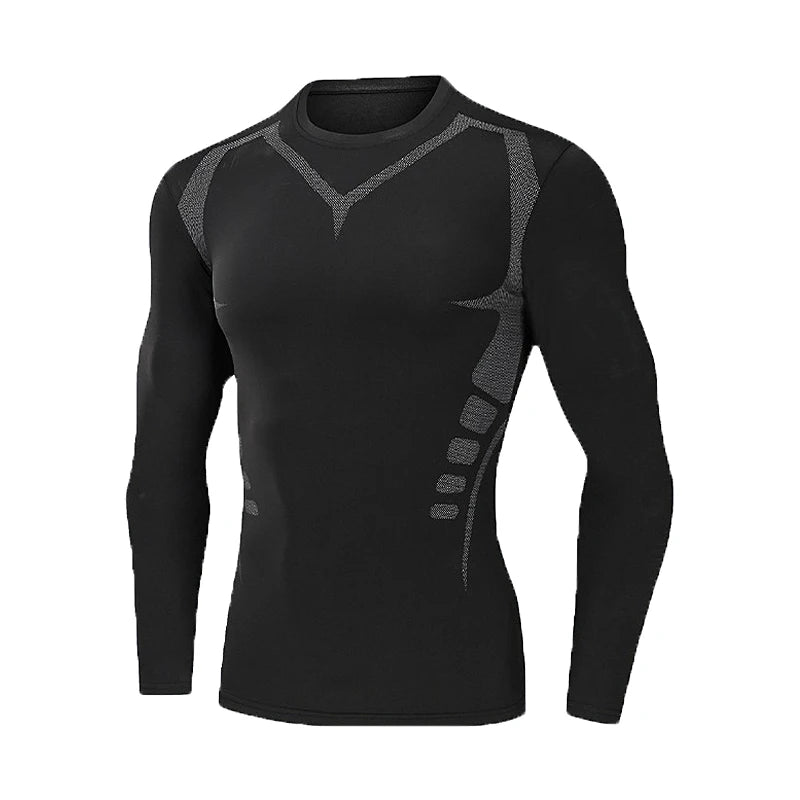 Rashguard homme manches longues MMA et JJB, tenue de compression
