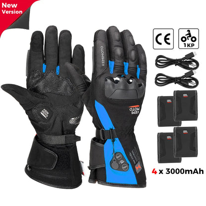Gants chauffants rechargeables grand froid, tactiles et imperméables