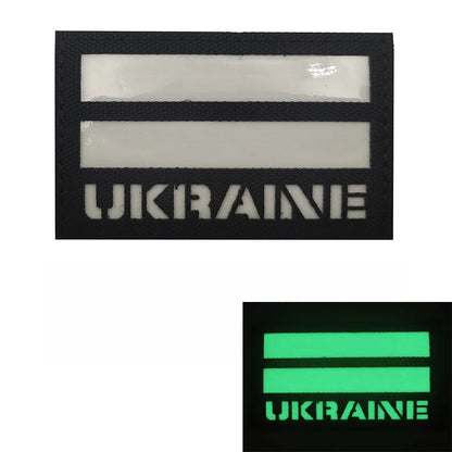 Patch Tactique Ukraine Brodé – Écusson Drapeau Ukrainien, Velcro Hook & Loop