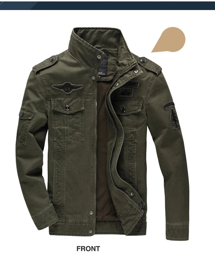 Veste Militaire Homme Air Force One | Coupe Printemps & Automne – Tailles M à 6XL - BLACKBEARD OUTDOOR INDUSTRIES