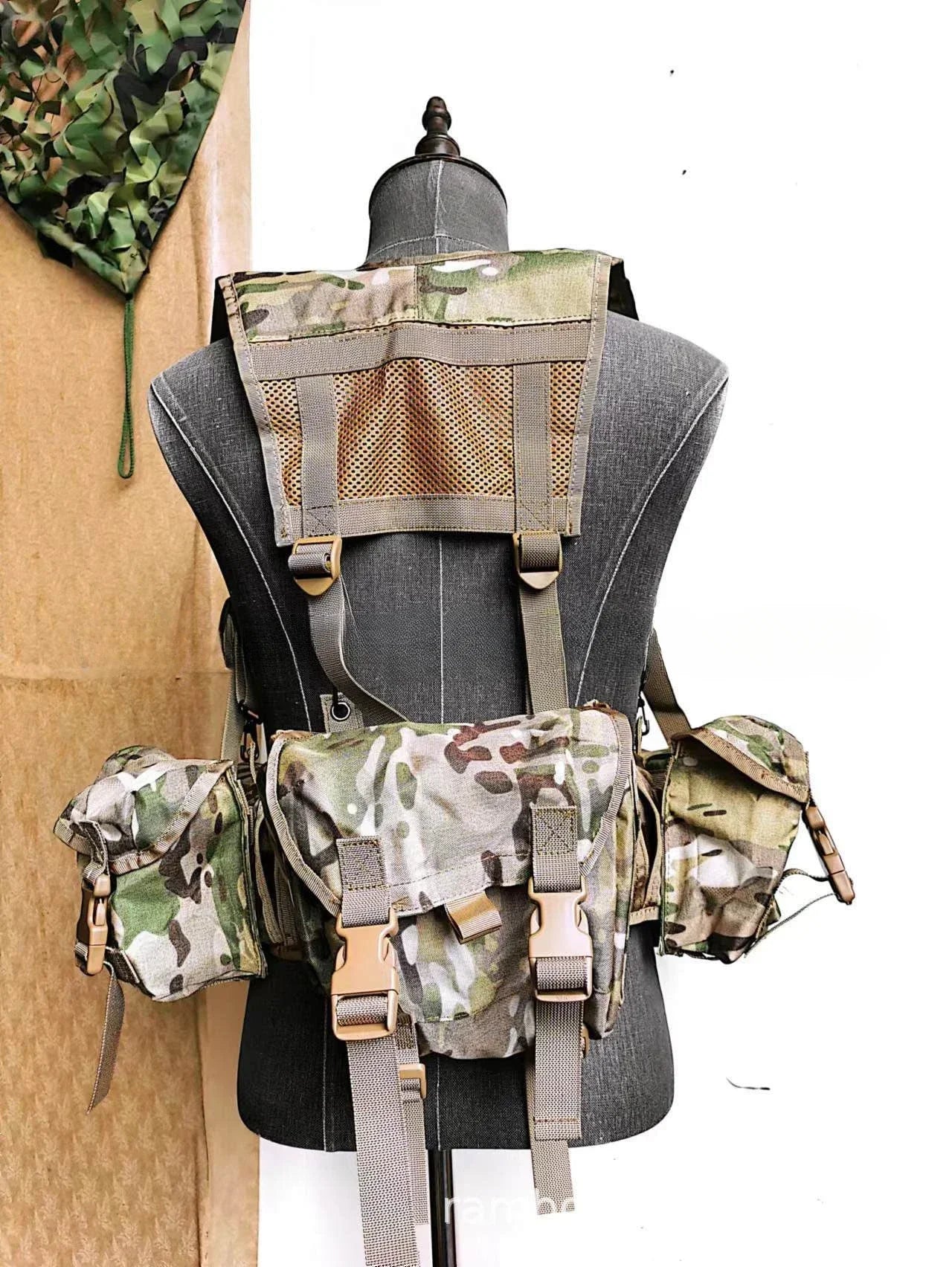 Gilet tactique SMERSH respirant ajustable nylon MOLLE