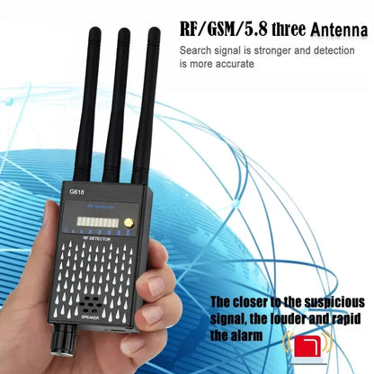 Détecteur RF Anti-Espion Polyvalent – Caméra Espion, GPS, Micro, Drone, Signal GSM 2G/3G/4G/5G Ma boutique
