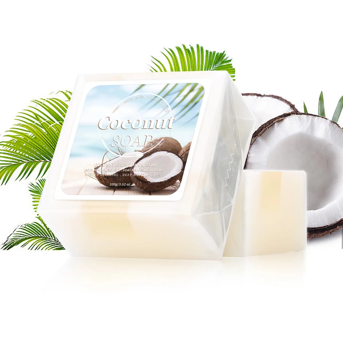 Savon au lait de coco 100 g pour la toilette