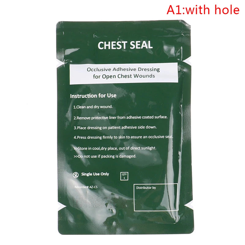 Pansement thoracique occlusif avec ou sans évent