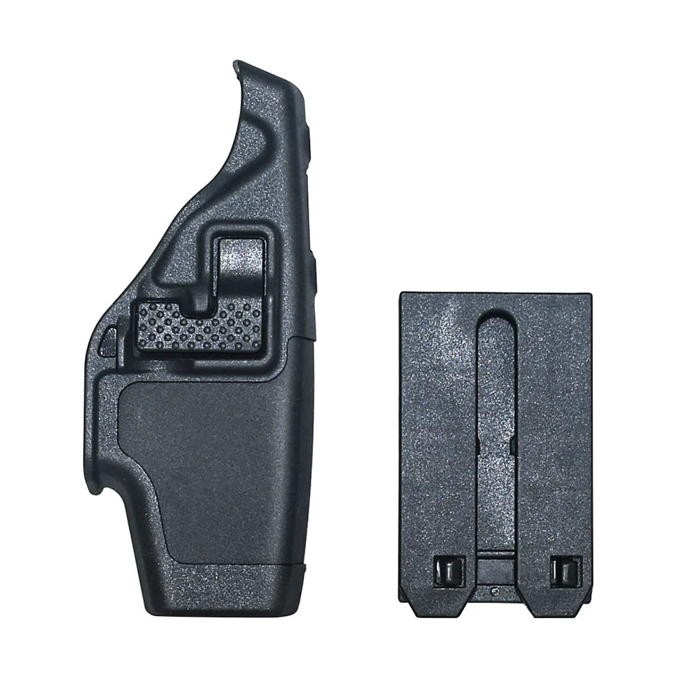 Tactical Stun gun Taser Holster MOLLE-Compatible X26 Polymer Rotating Holster with Index Finger Release for Outdoor Enforcement BLACKBEARD OUTDOOR INDUSTRIES